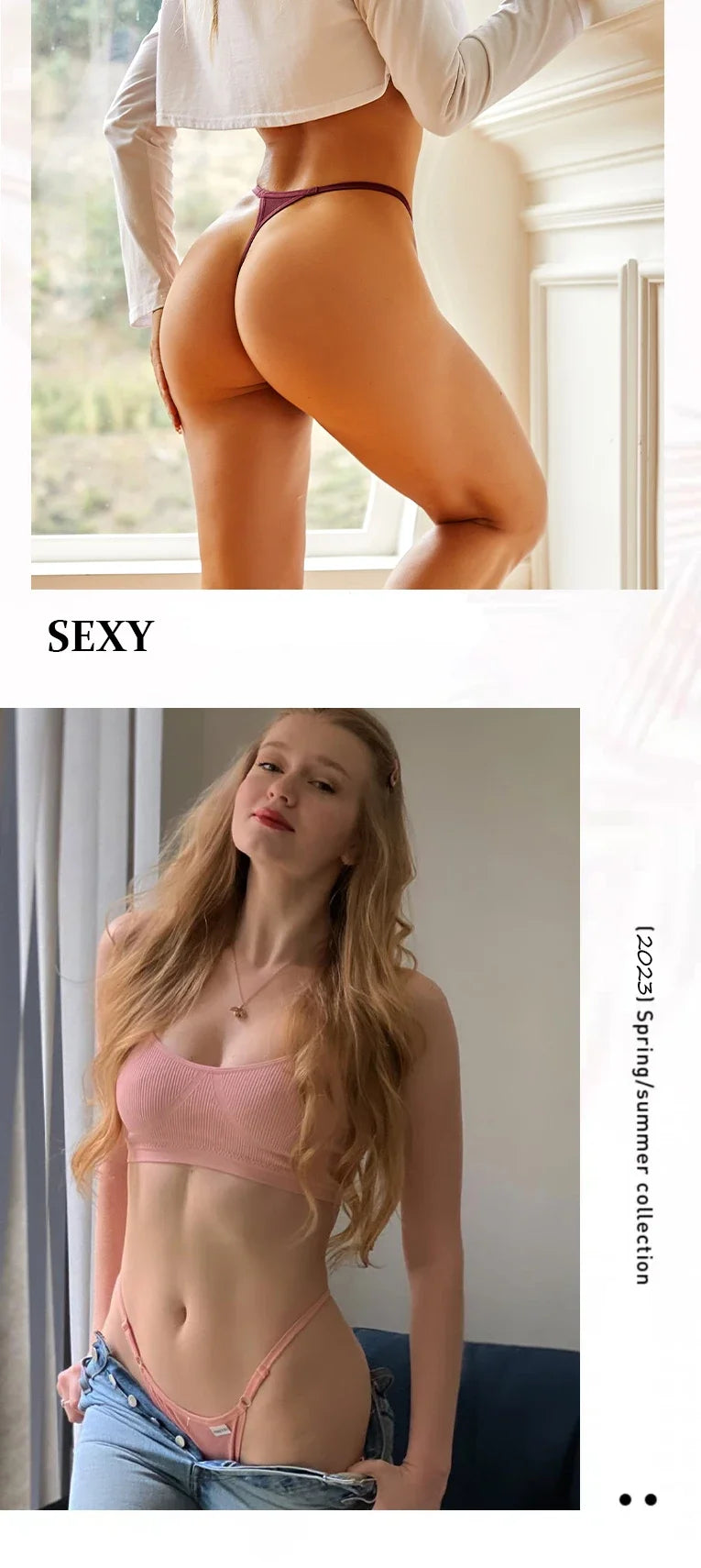 5Pcs Women's Cotton Adjustable Waist