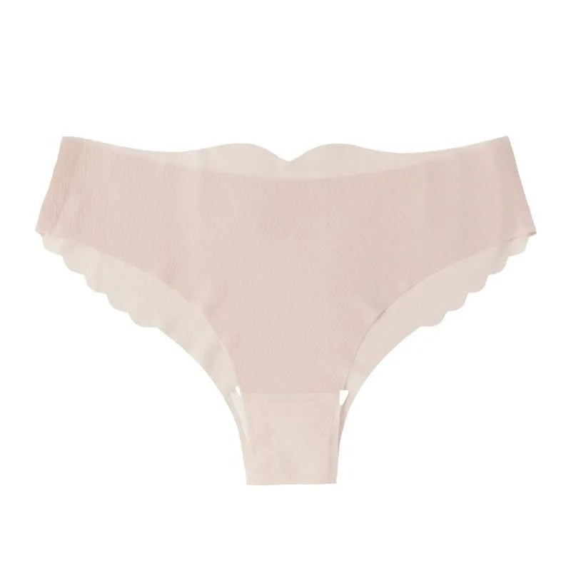 3 PcsWomen's Low Waist Light Transparent Panties