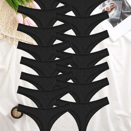 15Pcs Cotton Panties G-String Women Panties