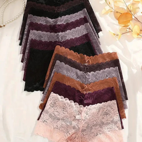 14Pcs/Set Women Lace Boyshorts Sexy