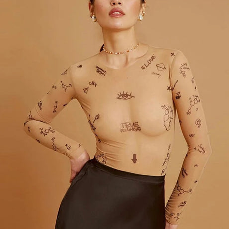 Sexy tight-fitting one-piece