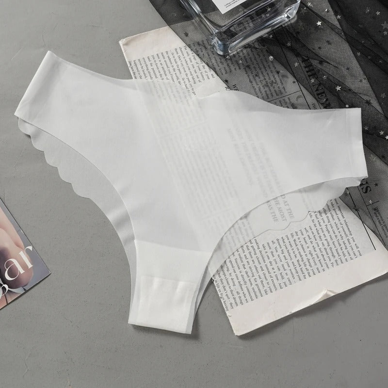 3 PcsWomen's Low Waist Light Transparent Panties