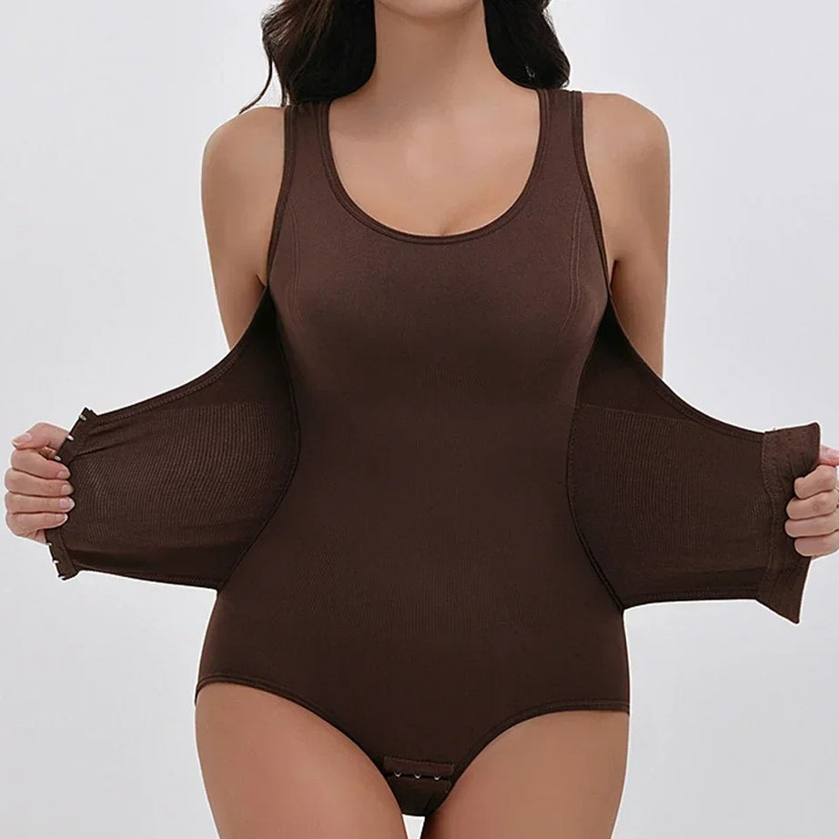 2025 New Bodysuit Shapewear with Zipper Belt Women