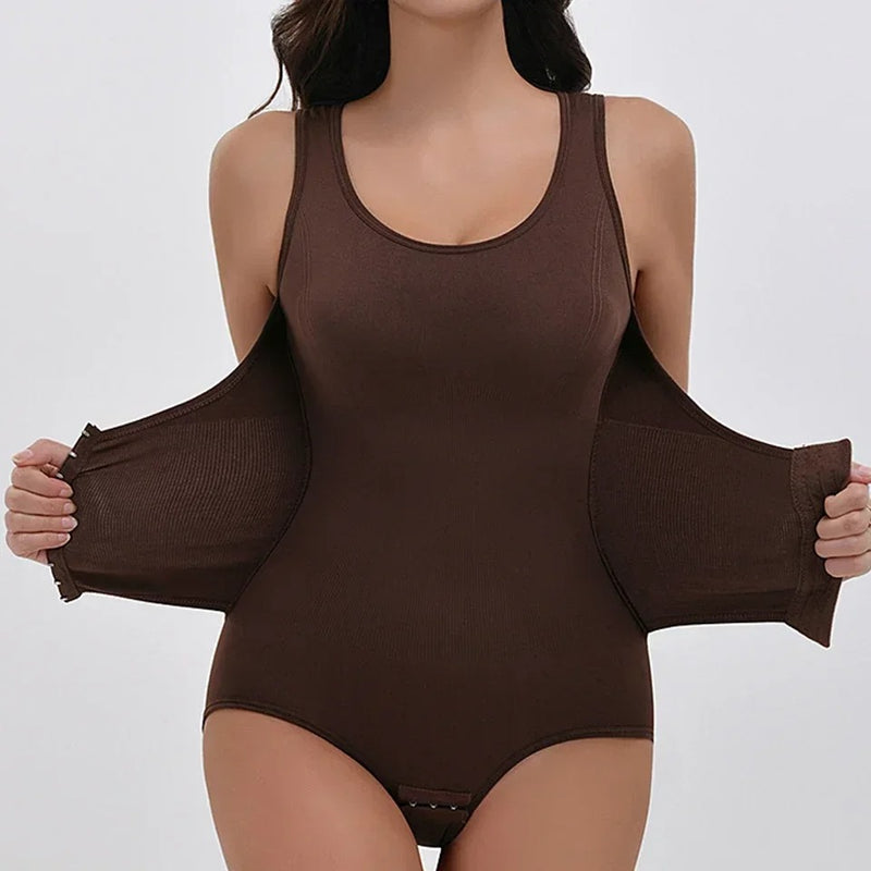 2025 New Bodysuit Shapewear with Zipper Belt Women