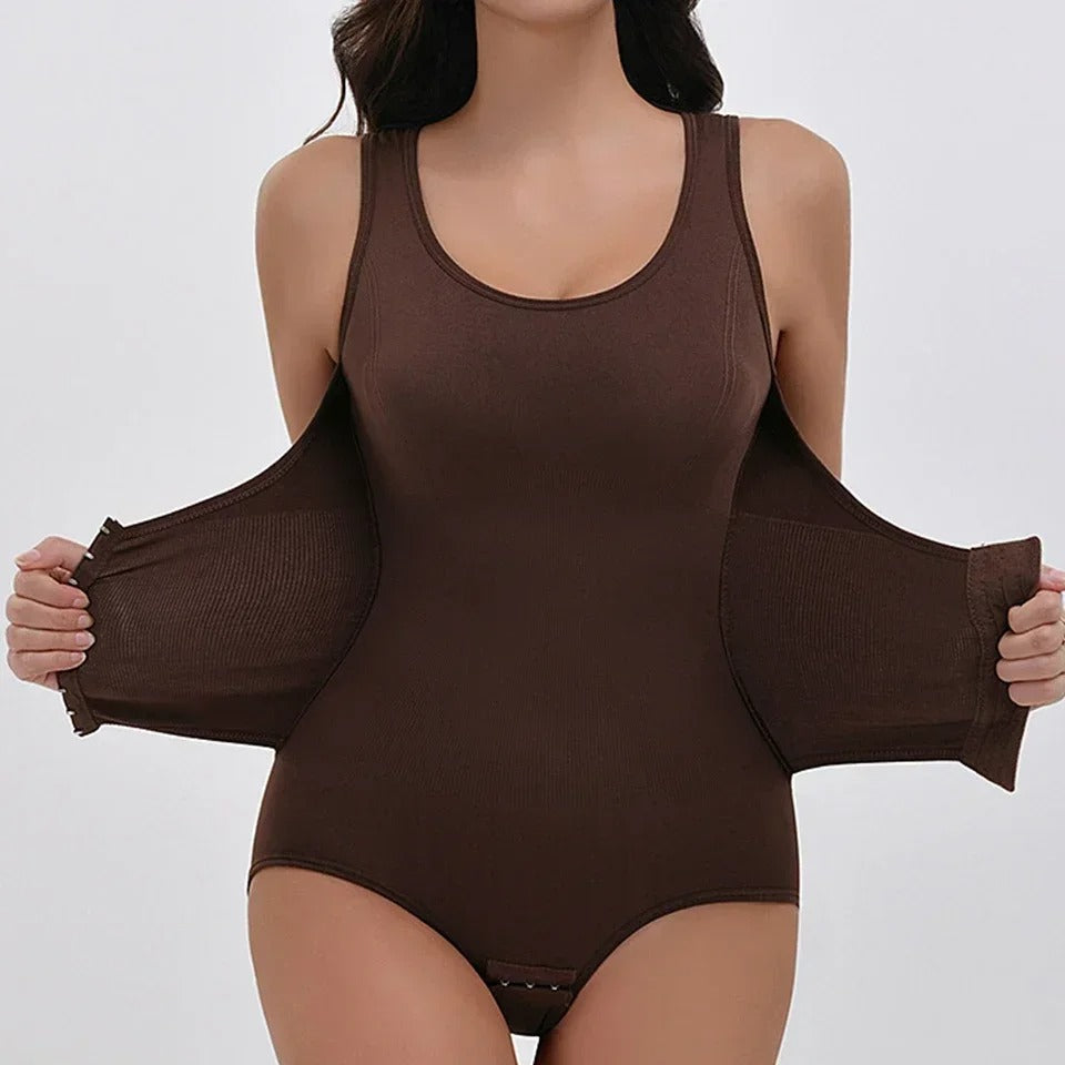 2025 New Bodysuit Shapewear with Zipper Belt Women