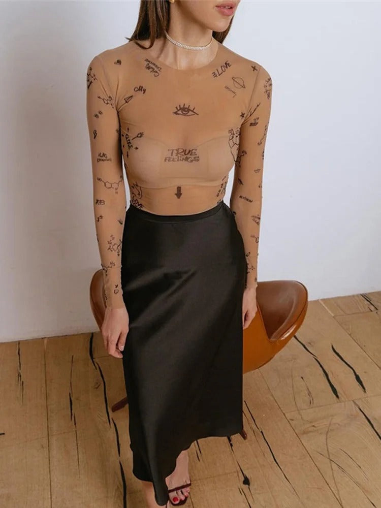 Sexy tight-fitting one-piece