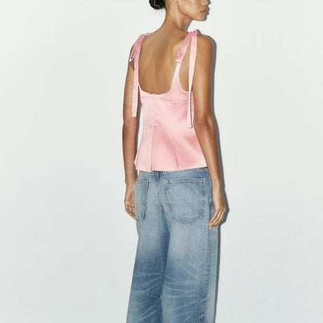 slim V-neck camisole