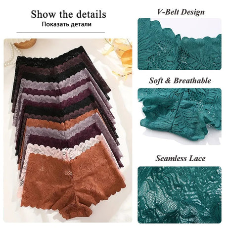 14Pcs/Set Women Lace Boyshorts Sexy