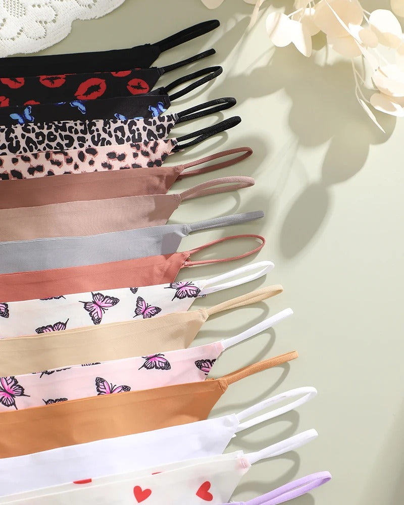 16Pcs/Set Ice Silk Seamless Panties Women's