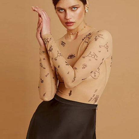 Sexy tight-fitting one-piece