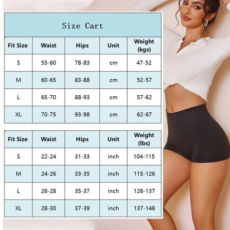 2PCS Women Seamless Boyshort