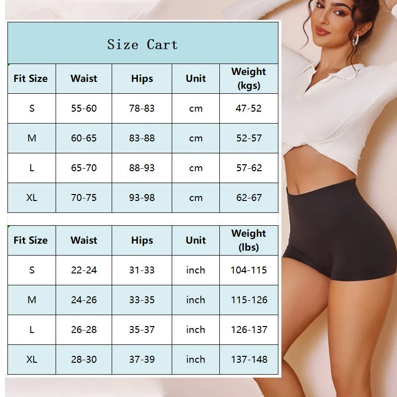 2PCS Women Seamless Boyshort