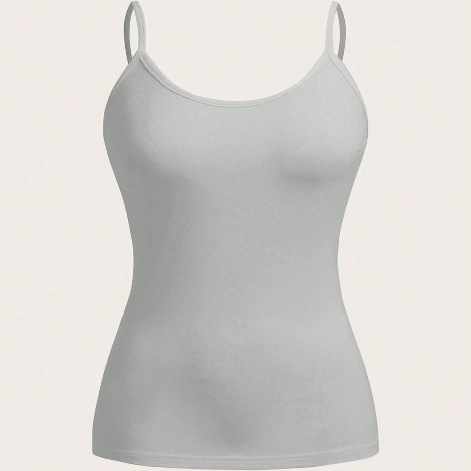 4 pieces Women Solid Color Camisoles
