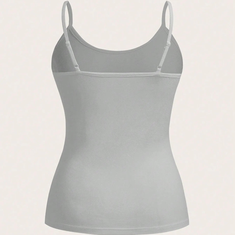 4 pieces Women Solid Color Camisoles