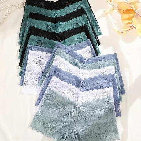 14Pcs/Set Women Lace Boyshorts Sexy