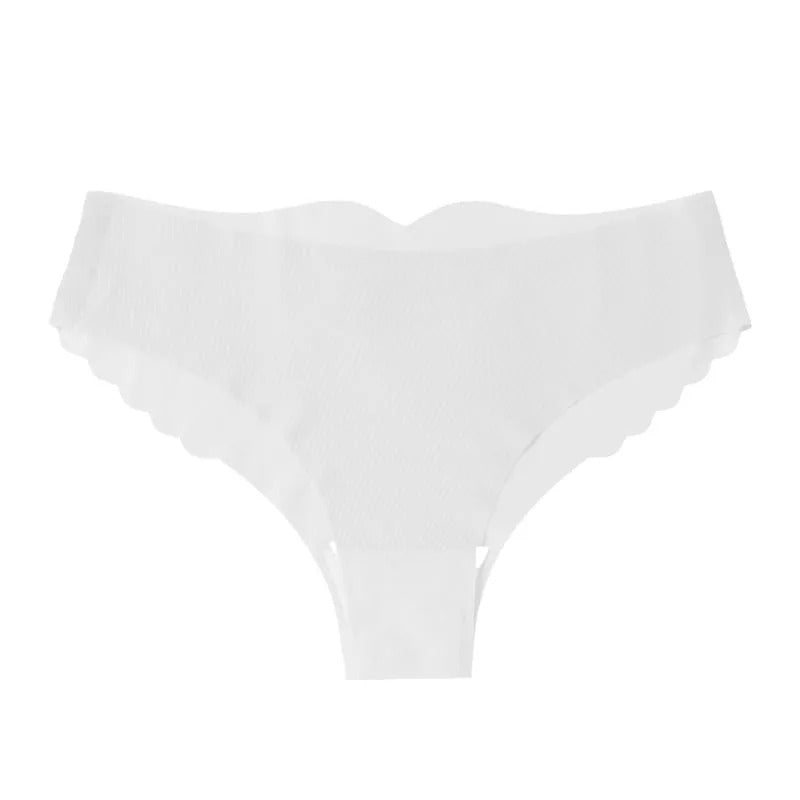 3 PcsWomen's Low Waist Light Transparent Panties