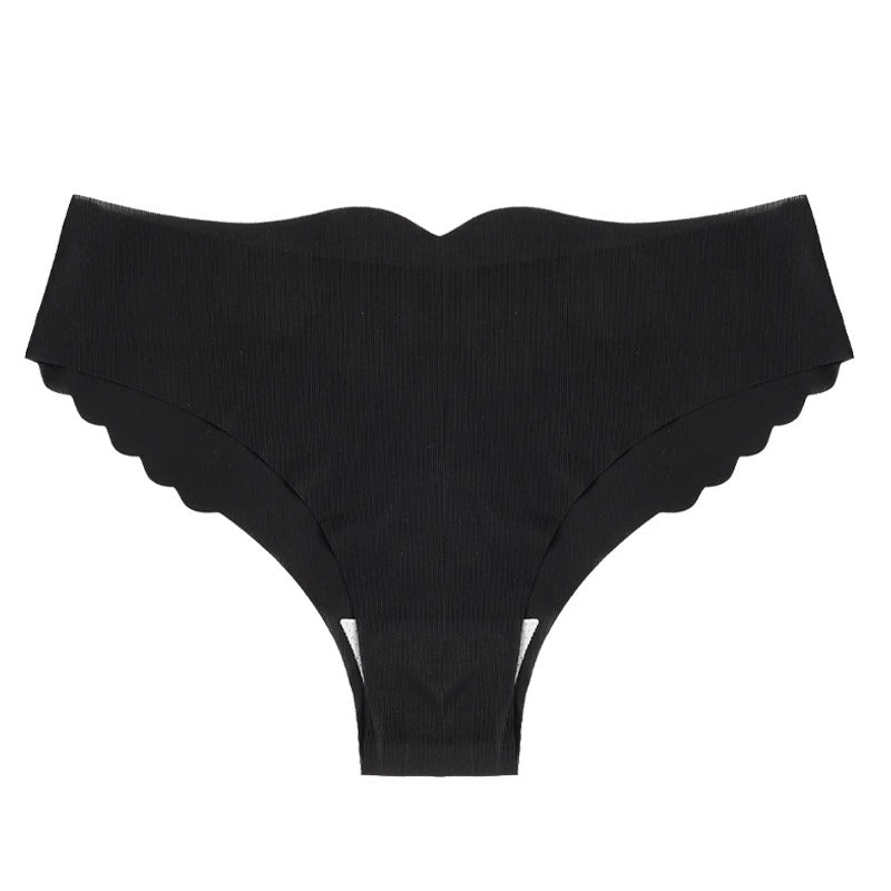 3 PcsWomen's Low Waist Light Transparent Panties